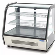 Luxury countertop refrigerated showcase 120L Black