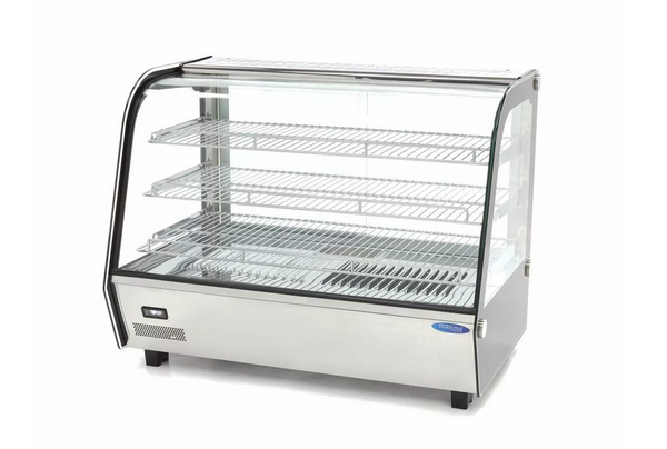 Hot Showcase 160L - Stainless Steel