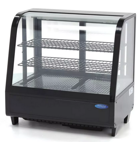 Vitrina refrigerada sobre encimera 100L Negro