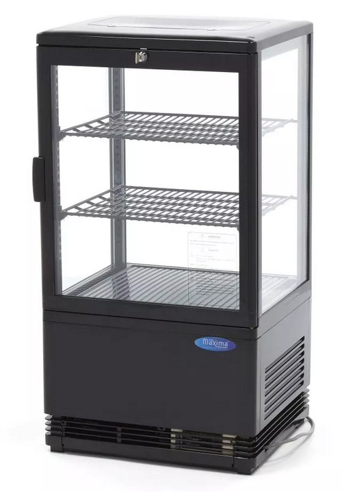 Vitrine refrigerada 58L preta