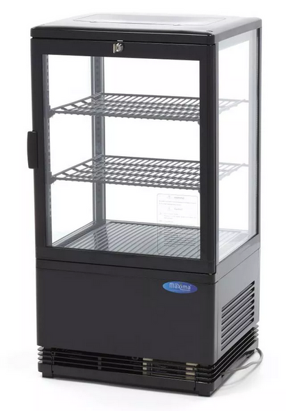 Refrigerated showcase 58L black