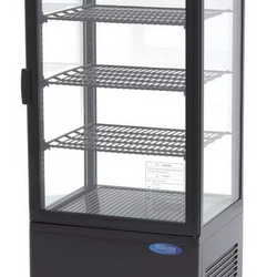 Refrigerated showcase 78L black