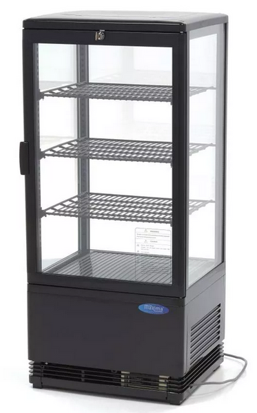 Vitrine refrigerada 78L preta